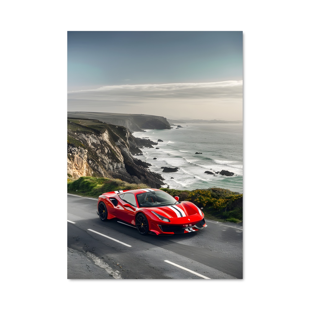Poster Pista Route